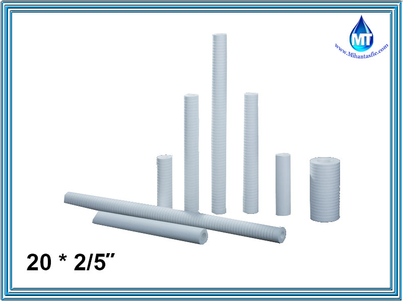 فیلتر pp نیمه صنعتی 20 * 2/5